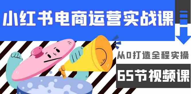 （9724期）小红书电商运营实战课，​从0打造全程实操（65节视频课）-乐优网创