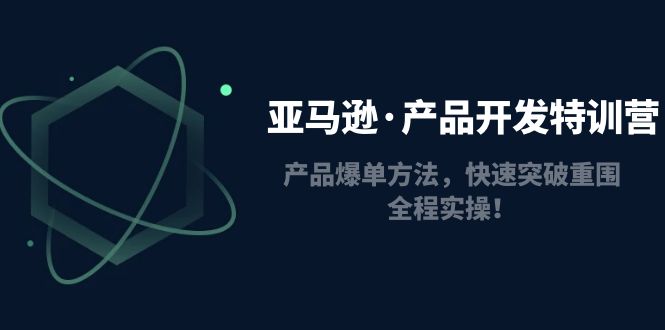 （4882期）亚马逊·产品开发特训营：产品爆单方法，快速突破重围，全程实操！-乐优网创