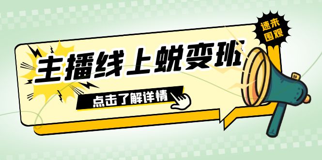 （7802期）2023主播线上蜕变班：0粉号话术的熟练运用、憋单、停留、互动（45节课）-乐优网创