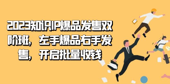 2023知识IP-爆品发售双 阶班，左手爆品右手发售，开启批量收钱-乐优网创