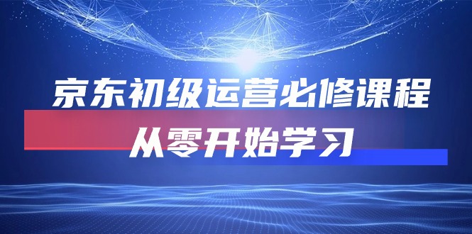 京东初级运营必修课程，从零开始学习（49节视频课程）-乐优网创