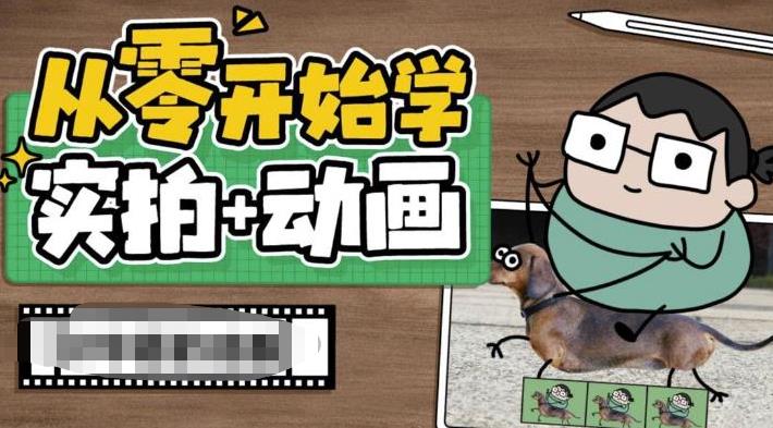 从零开始学实拍加动画，实拍加动画创意教程（49节视频课）-乐优网创